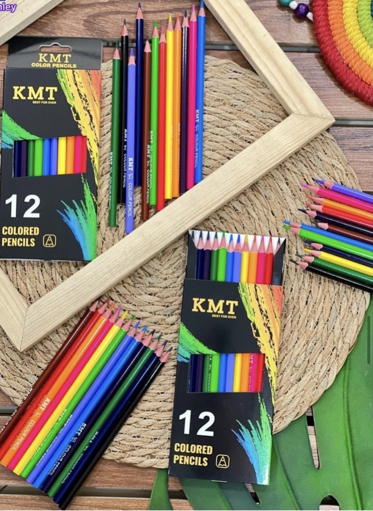 مدادرنگی ۱۲ رنگ برندKmt باکیفیت